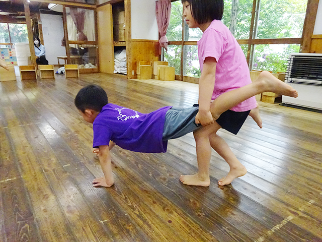 仲間と楽しむ